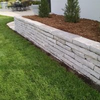 Fond du lac dry stack wall stone